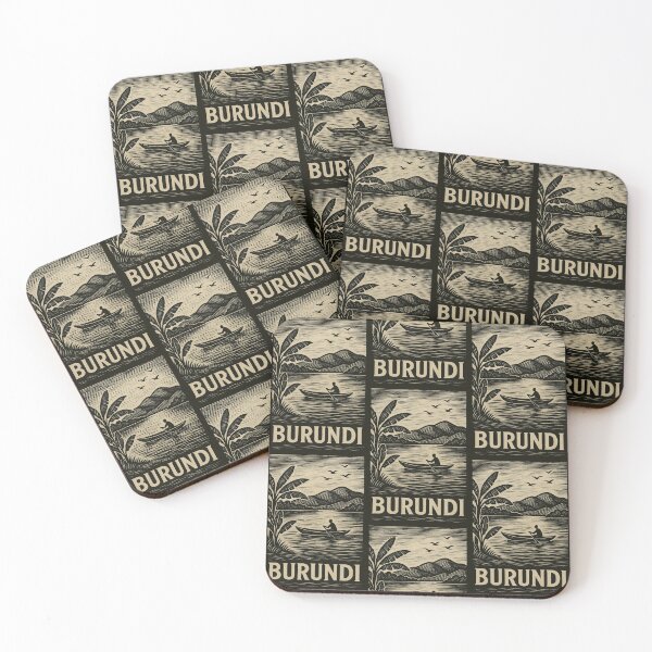 Item preview, Burundi Linocut Style  designed and sold by Thistle-TShop.