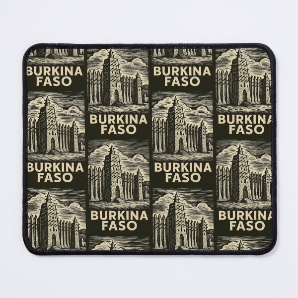 Item preview, Burkina Faso Linocut Style designed and sold by Thistle-TShop.