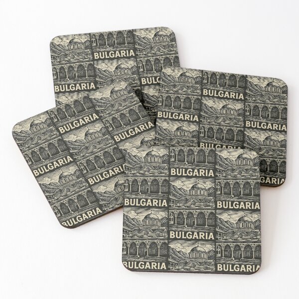 Item preview, Bulgaria Linocut Style  designed and sold by Thistle-TShop.