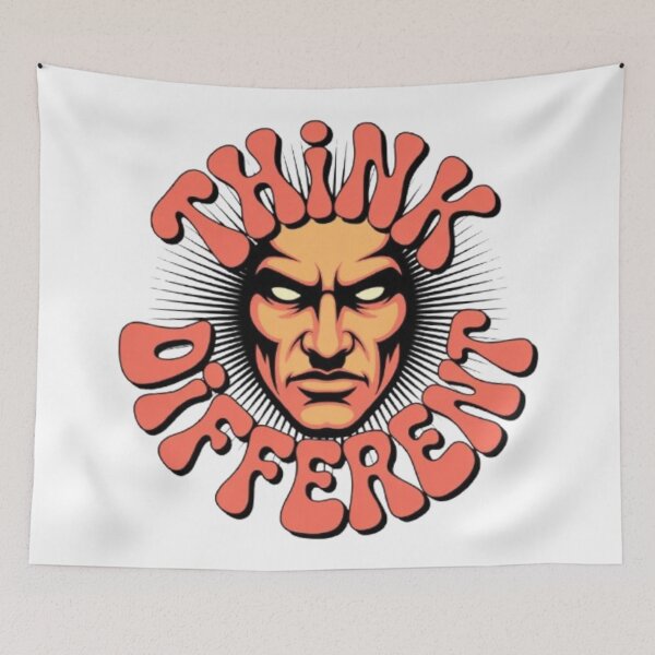 Item preview, Think Different Bold Inspirational Typography Statement Screen Print Design designed and sold by NewUSShop.
