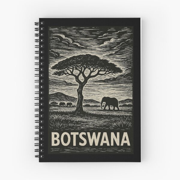 Item preview, Botswana Linocut Style  designed and sold by Thistle-TShop.