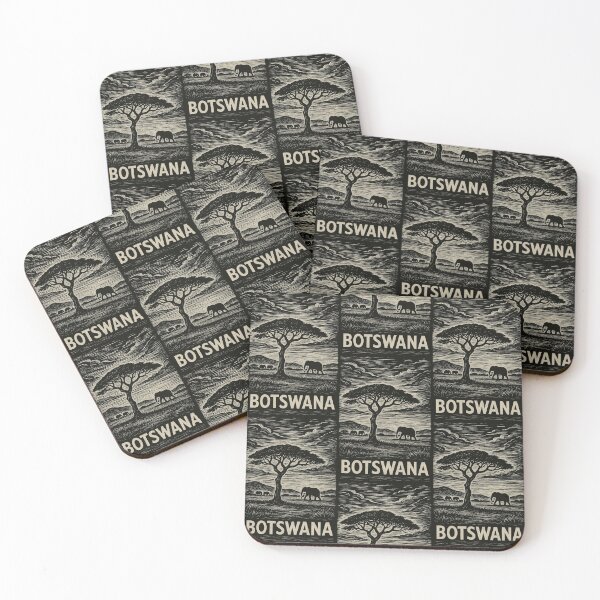 Item preview, Botswana Linocut Style  designed and sold by Thistle-TShop.