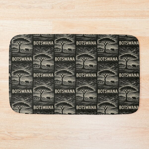 Item preview, Botswana Linocut Style  designed and sold by Thistle-TShop.