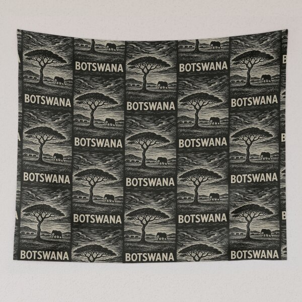 Item preview, Botswana Linocut Style  designed and sold by Thistle-TShop.