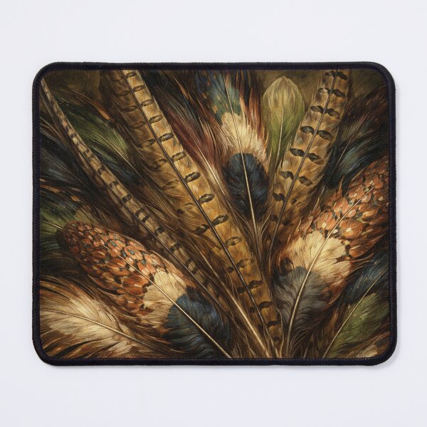 Item preview, Intricate pheasant feather close-up designed and sold by TammyHunterArt.