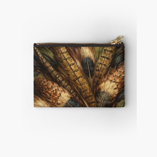 Item preview, Intricate pheasant feather close-up designed and sold by TammyHunterArt.