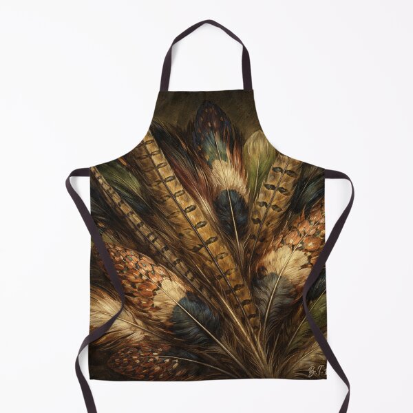 Item preview, Intricate pheasant feather close-up designed and sold by TammyHunterArt.