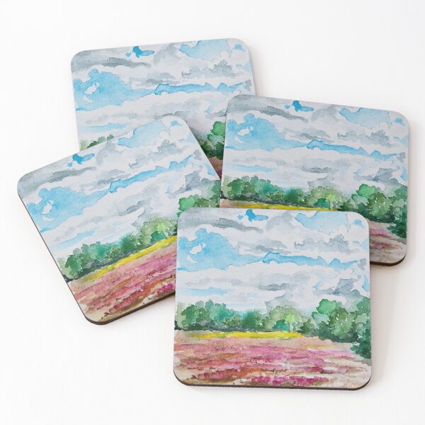 Item preview, Heathland in summer designed and sold by MTSKunst.