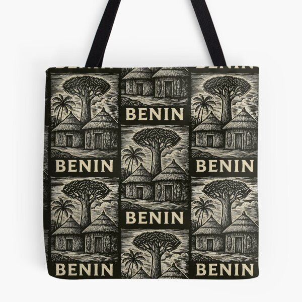 Item preview, Benin Linocut Style  designed and sold by Thistle-TShop.