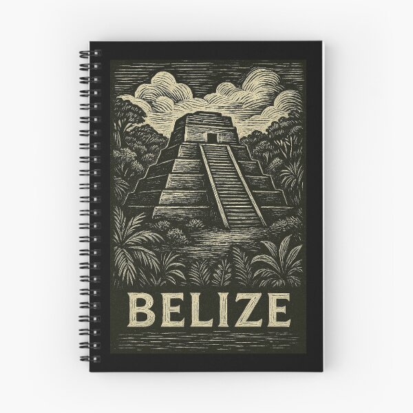 Item preview, Belize Linocut Style  designed and sold by Thistle-TShop.