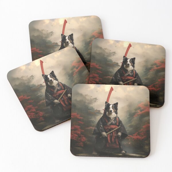 Item preview, Border Collie Ronin - Epic Samurai Dog Warrior designed and sold by Tommy-Ellie.
