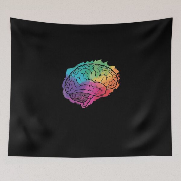 Item preview, Watercolor Brain Human Anatomy Colorful designed and sold by PopStars1993.