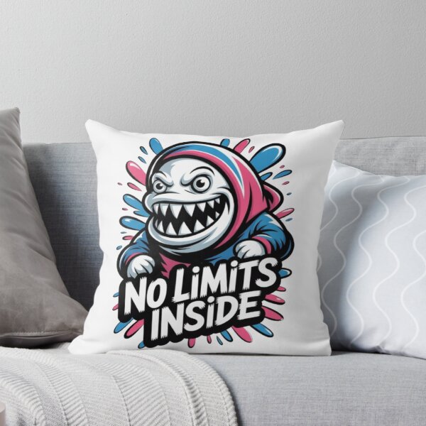 Item preview, No Limits Inside Motivational Typography Statement Screen Print Design designed and sold by NewUSShop.