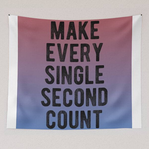 Item preview, Motivational - Make Every Second Count designed and sold by MotivationFlow.