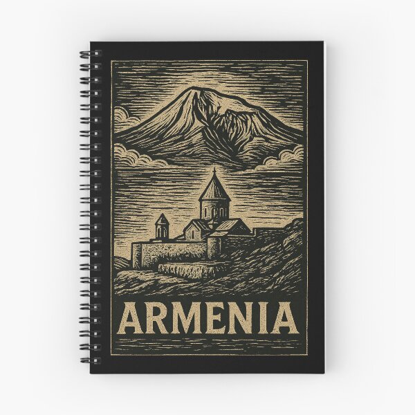 Item preview, Armenia Linocut Style  designed and sold by Thistle-TShop.
