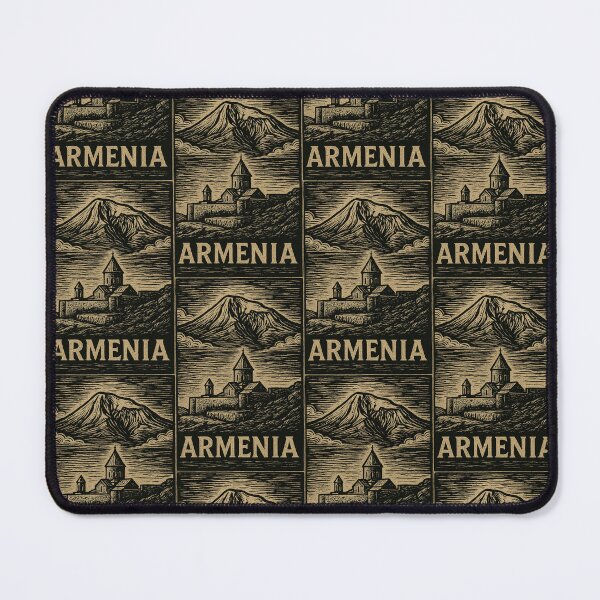 Item preview, Armenia Linocut Style designed and sold by Thistle-TShop.