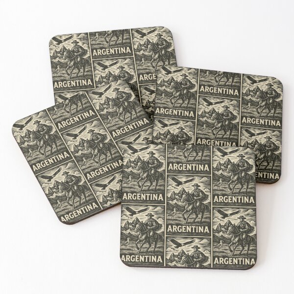 Item preview, Argentina Linocut Style  designed and sold by Thistle-TShop.