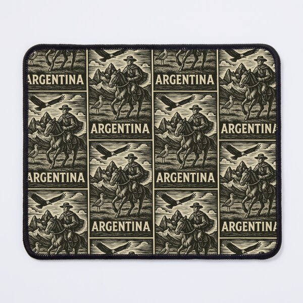 Item preview, Argentina Linocut Style designed and sold by Thistle-TShop.