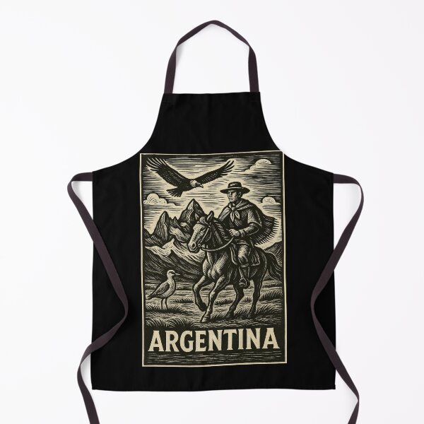 Item preview, Argentina Linocut Style designed and sold by Thistle-TShop.