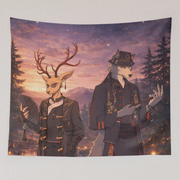 Item preview, Beastars - Legoshi &  Louis Cover Image designed and sold by Bikash-A7.