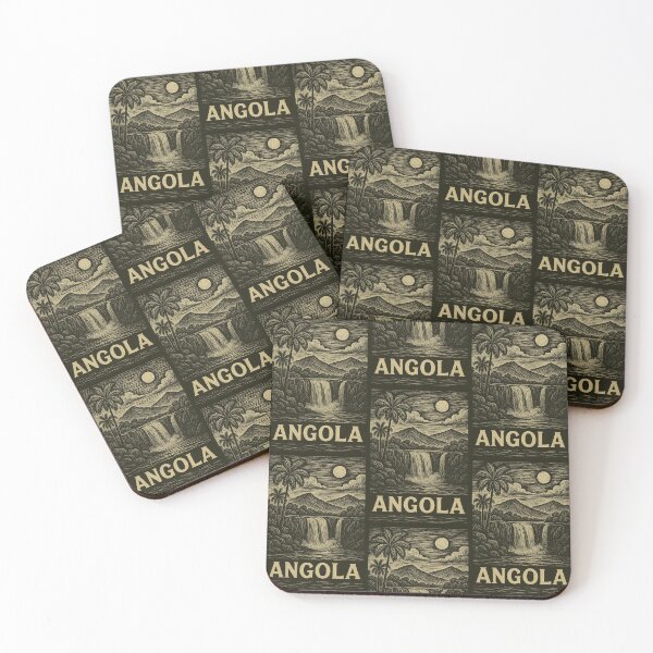 Item preview, Angola Linocut Style  designed and sold by Thistle-TShop.
