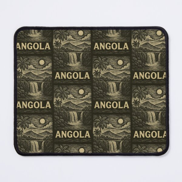 Item preview, Angola Linocut Style designed and sold by Thistle-TShop.