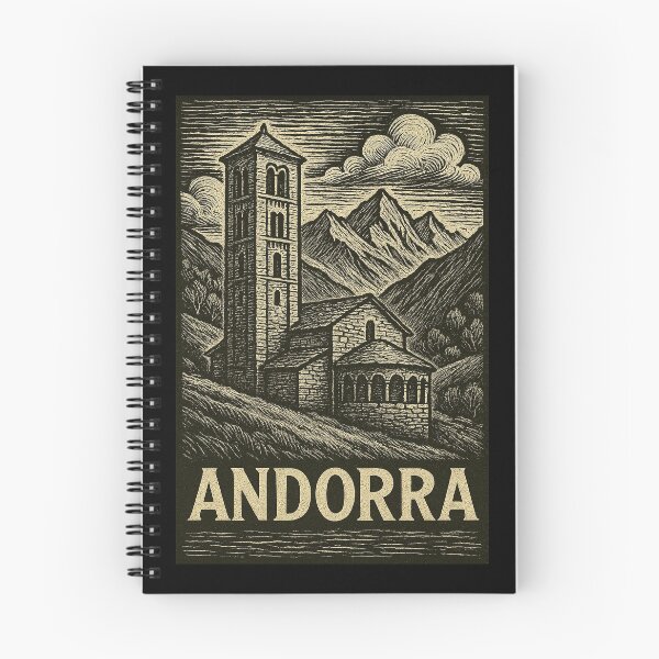 Item preview, Andorra Linocut Style  designed and sold by Thistle-TShop.