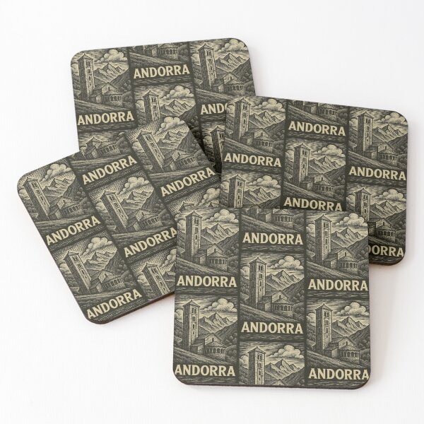 Item preview, Andorra Linocut Style  designed and sold by Thistle-TShop.