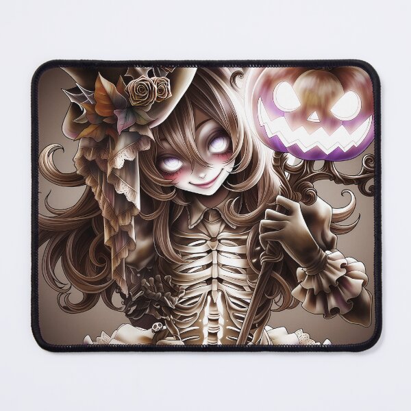 Item preview, Victorian Skeleton Witch with Pumpkin Magic designed and sold by DonaldWaltersxx.