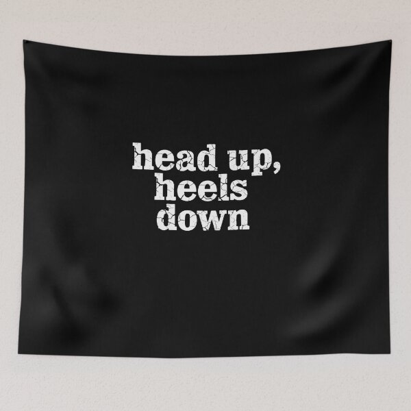 Item preview, Distressed Head Up Heels Down Grungy Text designed and sold by PopStars1993.
