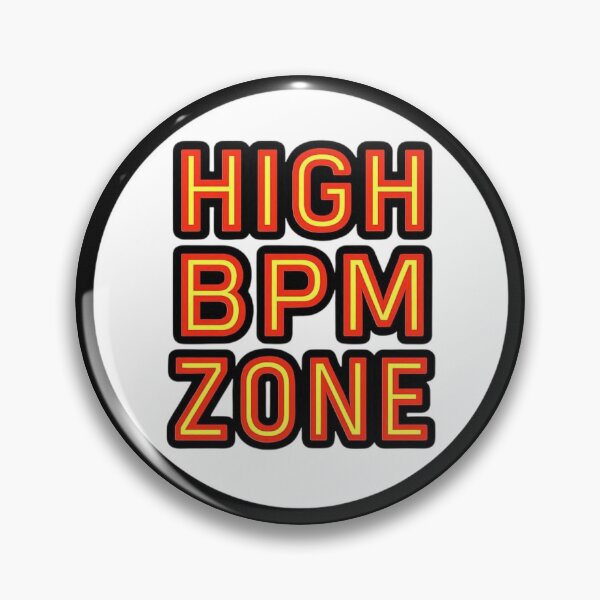 Item preview, High BPM Zone – Hardcore Rave Tempo Typography Design designed and sold by |TRSSHOP|.