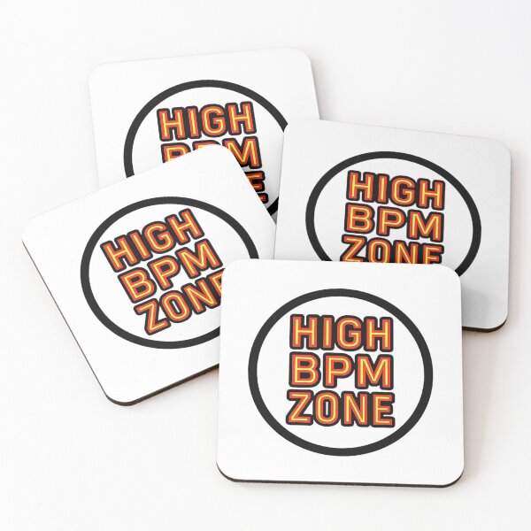 Item preview, High BPM Zone – Hardcore Rave Tempo Typography Design designed and sold by |TRSSHOP|.