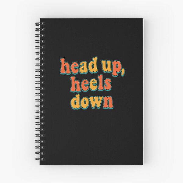 Item preview, Retro Head Up Heels Down Colorful Typography designed and sold by PopStars1993.