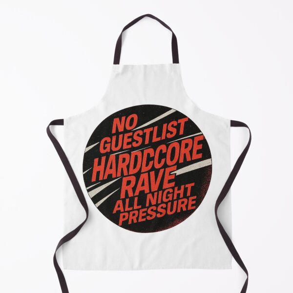 Item preview, No Guestlist Hardcore Rave – Industrial Techno Poster Style Art designed and sold by |TRSSHOP|.