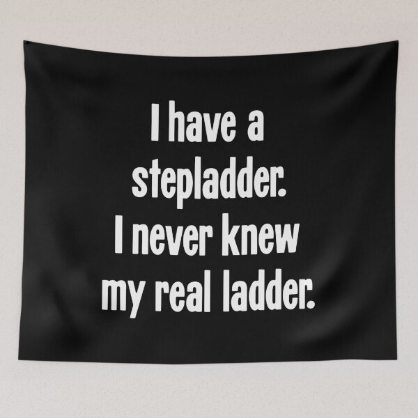 Item preview, I Have A Stepladder. I Never Knew My Real Ladder. designed and sold by Good-Looking Corpse.