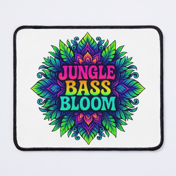 Item preview, Jungle Bass Bloom – Psychedelic Bass Mandala Artwork designed and sold by |TRSSHOP|.