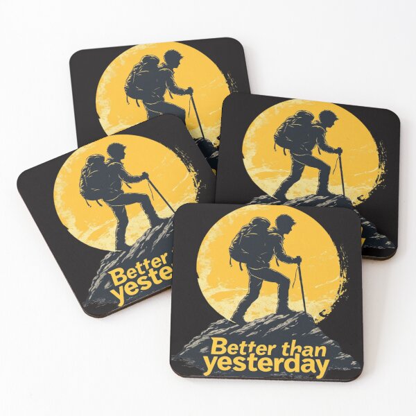 Item preview, Peak Ambition: Better Than Yesterday designed and sold by sanorastyle.