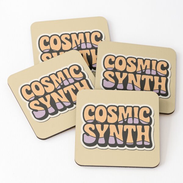 Item preview, Cosmic Synth – Retro Electronic Synthwave Typography Art designed and sold by |TRSSHOP|.