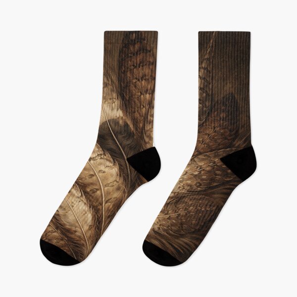 Item preview, Woodcock feathers in earthy tones designed and sold by TammyHunterArt.