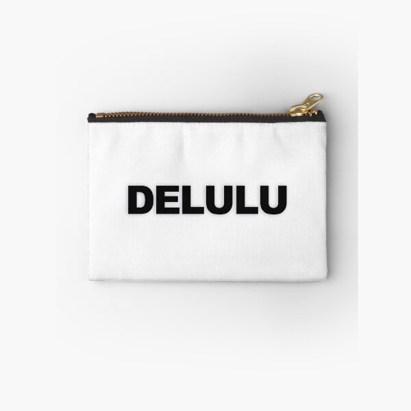 Item preview, DELULU — Black Minimal Bold Type Statement designed and sold by WORDPAUSE.