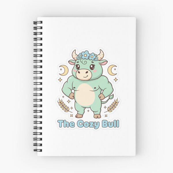 Item preview, Taurus Cute Colorful Zodiac Cartoon T-Shirt – Astrology Art Tee designed and sold by Still Ronin Art .