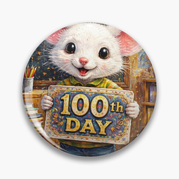 Item preview, 100th Day Of School Mouse designed and sold by VFWChuck.