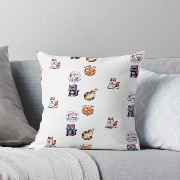 Item preview, Cute Aesthetic Cat Sticker Pack - Funny Kawaii Calico and Ginger Cats designed and sold by KYVA Brand.