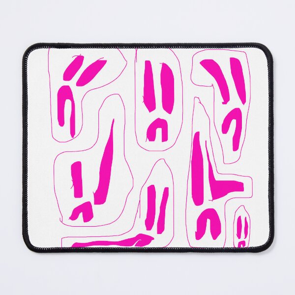 Item preview, Trippy hot pink frowny face emo punk grunge  designed and sold by roselily1111.