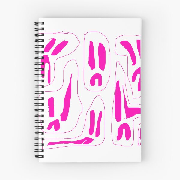Item preview, Trippy hot pink frowny face emo punk grunge  designed and sold by roselily1111.