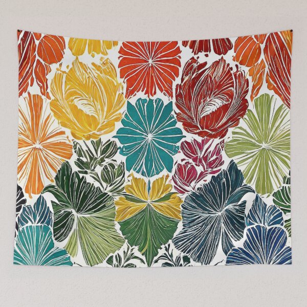 Item preview, Fantasy Floral Flowers Pattern. designed and sold by Giulivo Store Graphic.