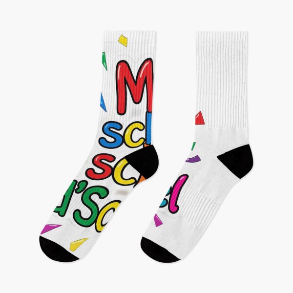 Item preview, Mä schä scho i d’Schuel – Cute Back to School Typography, Colorful Kids School Design, Funny Swiss German School Shirt Sticker designed and sold by Sushikidsntod.