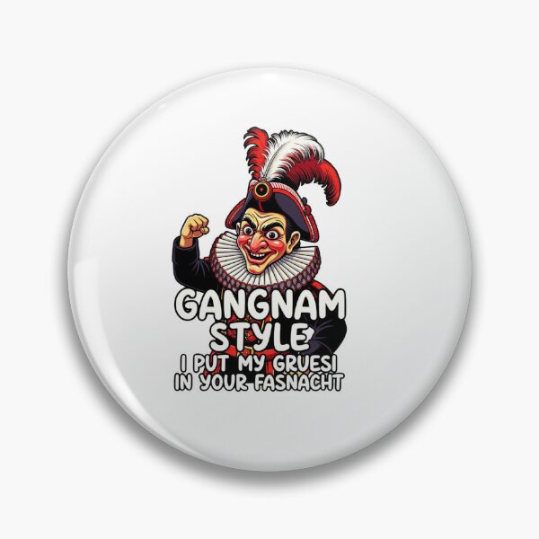 Item preview, Gangnam Style Fasnacht T-Shirt | Funny Carnival Costume Design | German Fasching Humor Shirt & Sticker designed and sold by Sushikidsntoddlers.
