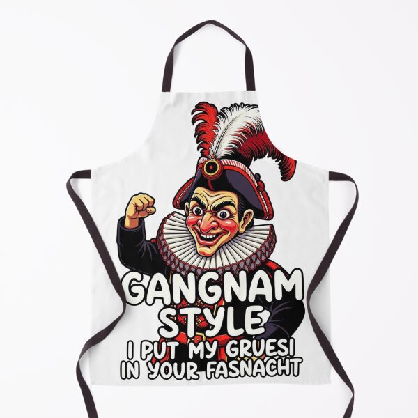 Item preview, Gangnam Style Fasnacht T-Shirt | Funny Carnival Costume Design | German Fasching Humor Shirt & Sticker designed and sold by Sushikidsntod.