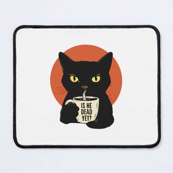 Item preview, Is He Dead Yet Black Cat Protest Political Subtle FDT Resist And Persist designed and sold by MotivaChic.
